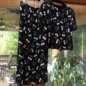 PETITE APPLESEED’S SKIRT & TOP, FULLY LINED